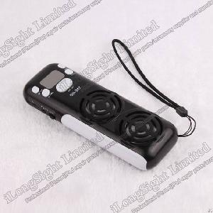 portable flashlight ds 207 hi fi speaker tf card u disk fm radio pc mp3