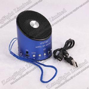 Ws-a9 Mini Portable Lound Speaker Music Player Support Tf Card / Fm Radio For Mp3, Mobile Phone, Pc