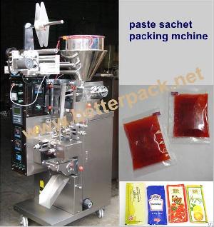 auto sachet tomato ketchup filling sealing machine