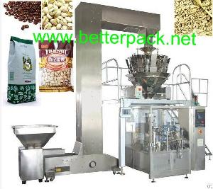 coffee beans nuts bagging machine auto weighing filling sealing