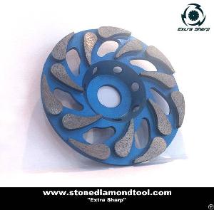 Waterdrop Type Diamond Sintered Cup Wheel