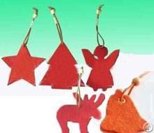 eco laser cut christmas wooden hang