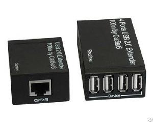 4 Port Usb 2.0 Extender 100m Ub202-4e100l