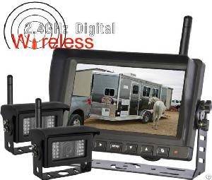 digital wireless monitor camera system rear view backup