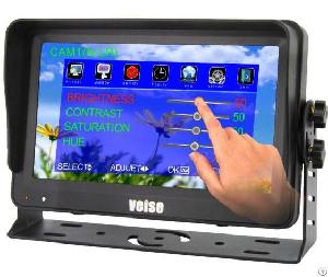 touch screen monitor camera system buses trucks farm tractor heavy equipment fork lifts rv