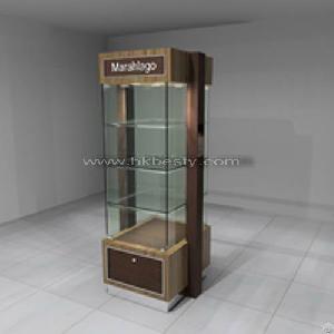 tempered glass jewelry showcase shopping mall store