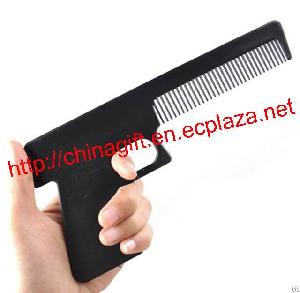 Handgun Shaped Comb