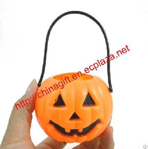 Protable Pumpkin Pot Halloween Decoration