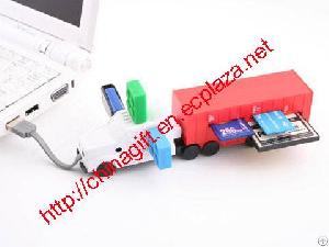 usb truck multi card reader hub combo