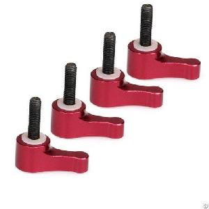 Rig Accessories 4pcs M5 Wingnut Red