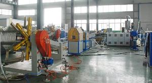 pe carbon spiral reinforcing pipe machine