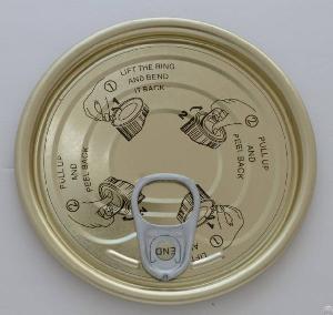 209 63mm retortable food packaging lid