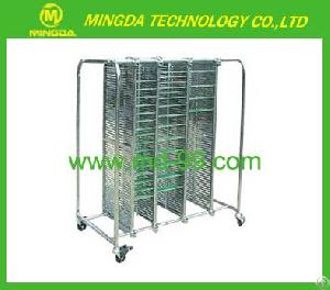 Esd Pcb Stainless Trolley Can Insert 120pcs Pcb Boards