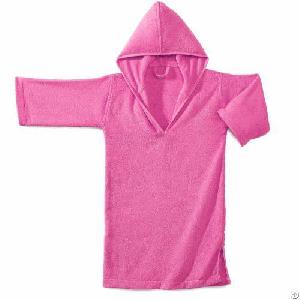 Terry Cloth Hooded Bath Poncho