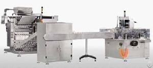 sachet packing line carton