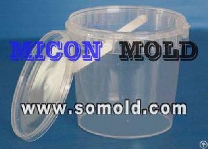 plastic thin walled injection mould iml molding food packaging