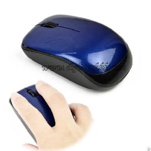 10m 2.4ghz Mini Usb Optical Sensor Superior Wireless Mouse For Pc, Laptop Blue