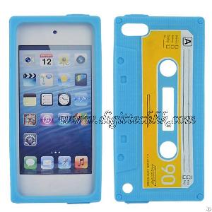 blue tape pattern silicone gel case cover skin protector itouch 5