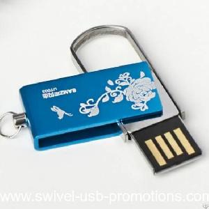 Colorful Metal Twist Usb Mini Memory Stick