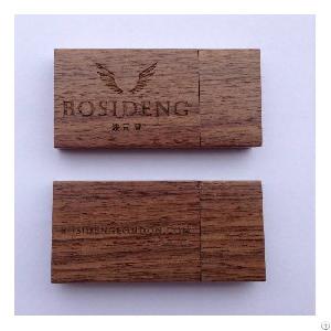 Customs Meadow Dark Wooden Usb Drives With Free Laser Logo