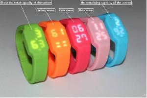 Led Watch Usb Wristband Memory Stick With Multifunction And Customs Colors