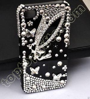 Angle Rhinestone Iphone4 Shell Cover