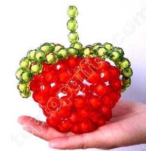 Diy Mid Acrylic Beaded Apple Decoration