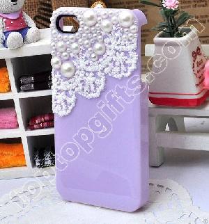 pearl lace iphone4 shell case cover