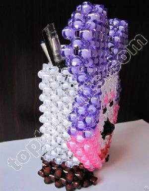 Mickey Acrylic Beaded Penholder