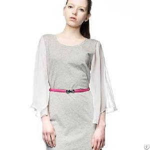 Soft Style Round Collar Birthday Dresses Grey