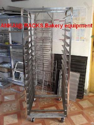 stainless steel racks bakery equipment