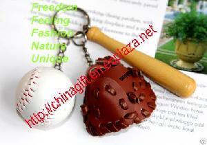 Baseball Glove Key Chains