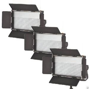 576 bi led studio panel 3 light kit photography video lighting