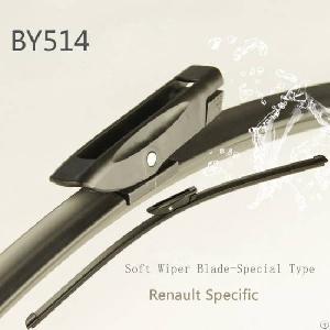 flat windshield wipers renault car