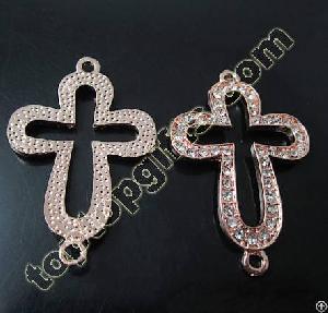 Fashion Rhinestone Cross Connection