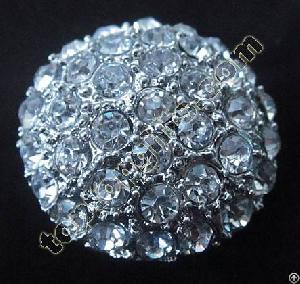 Fashion Round Rhinestone Middle East Button