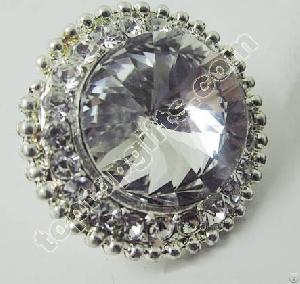 Large Rhinestone Button Garment Ornaments