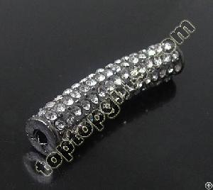 Rhinestone Pipe Metal Shamball Jewelry Accessories