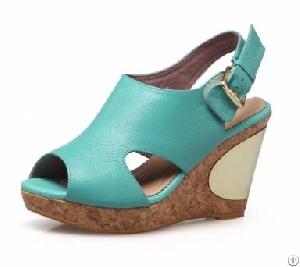 2013 New Poop Toe Ladies Wedges Sandals