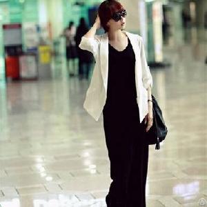 Graceful Long Sleeve Nice Long Dresses Black