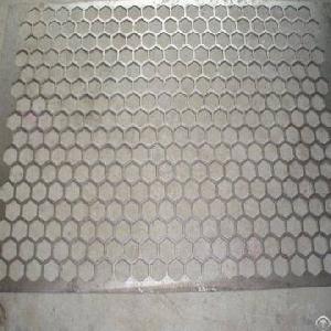 hexagonal perforated metal