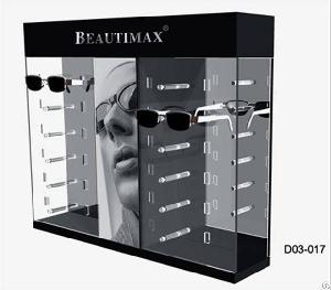 Acrylic Glass Display Cabinet / Tank Equipment For Famous Brand Sunglasses