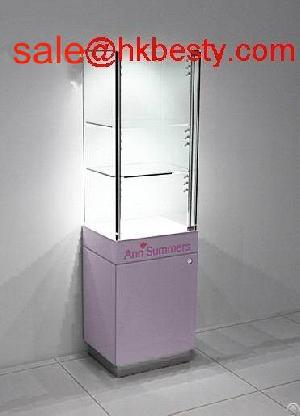 jewelry shop display stand perfume cabinet glass shelves