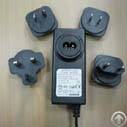 Power Adapter With Multi-plug For International Universal