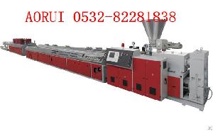 wood plastic foamed board extrusion line