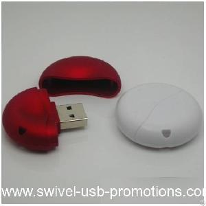 Round Shape Abs Pendrive For Promotions As Business Gifts