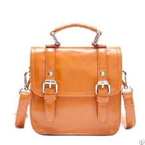 buckle decorate women bags orange