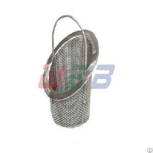 basket strainer conical