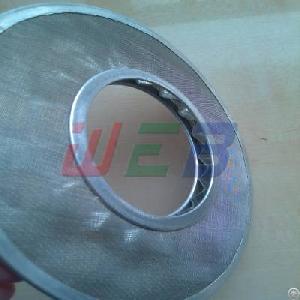 Circular Oil Filter Disc With Inner Framework