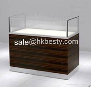 Antique Jewelry / Watch / Cosmetic / Perfume Display Cabinet / Counter With High Power Led Light